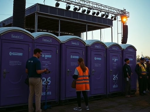 Restroom trailers amenities and utilities