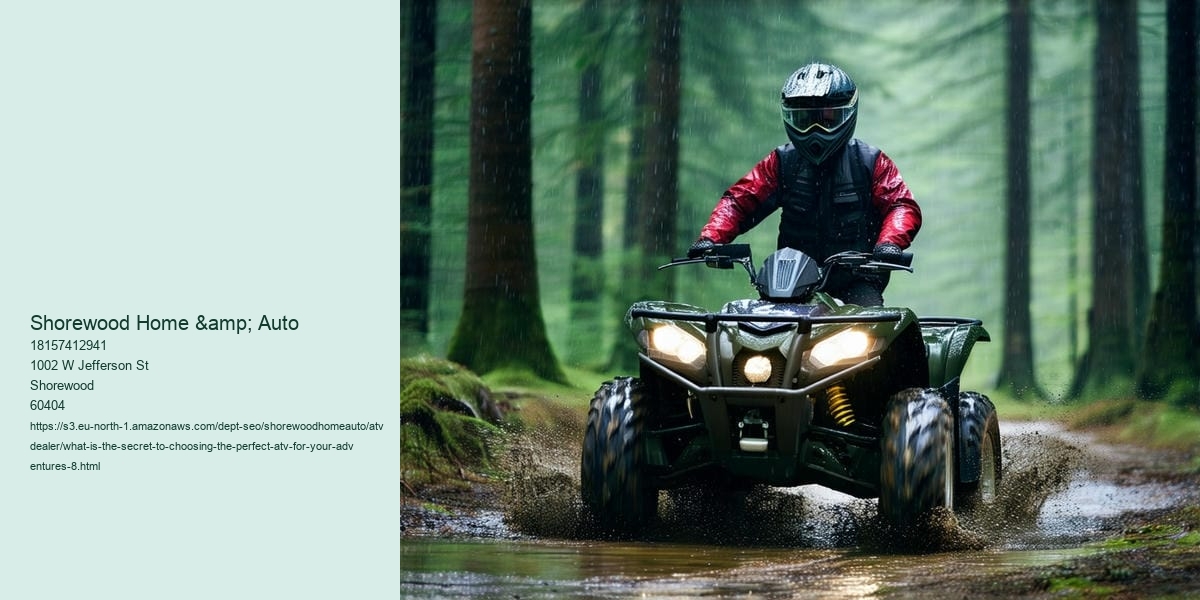 What is the secret to choosing the perfect ATV for your adventures?